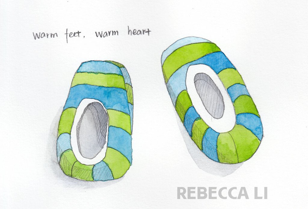 Warm Feet, Warm Heart.